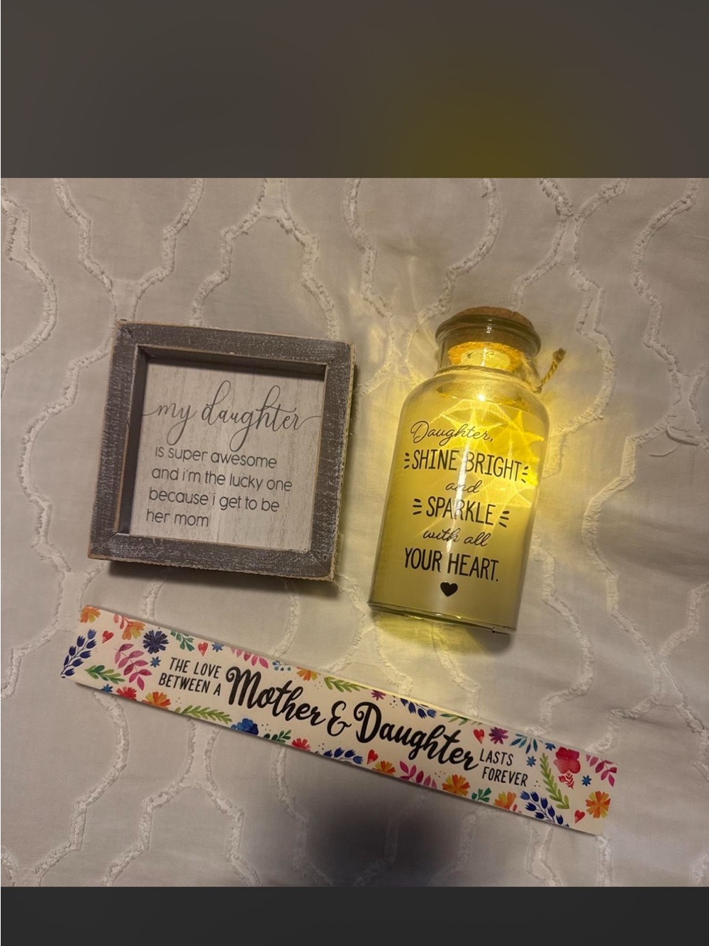 Mother & Daughter Decor Set
